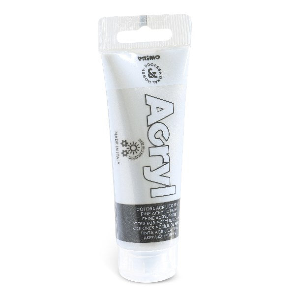Akrilfesték PRIMO 75 ml metál ezüst