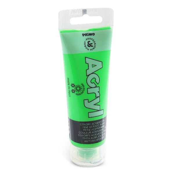Akrilfesték PRIMO 75 ml neon zöld