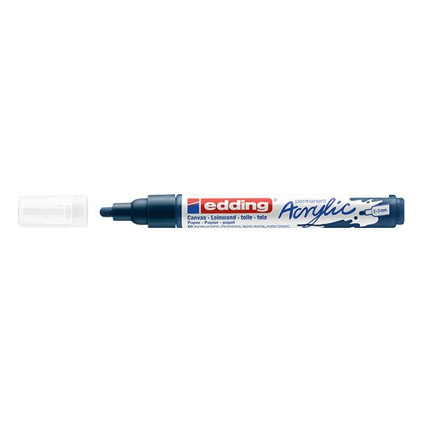 Akril marker EDDING 5100 M 2-3 mm sötét szürke