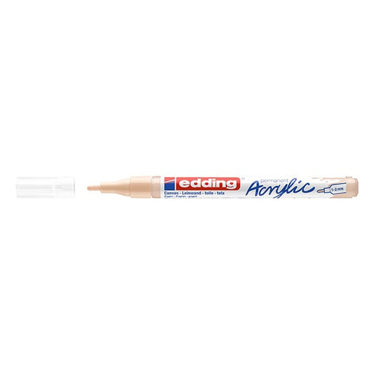 Akril marker EDDING 5300 F 1-2 mm bézs