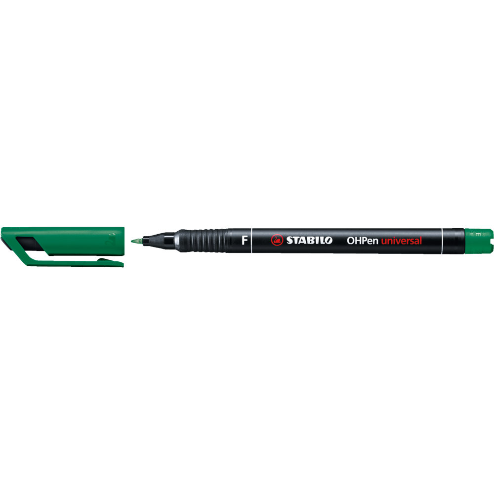 Alkoholos marker 0,7mm, STABILO OHPen F zöld kép