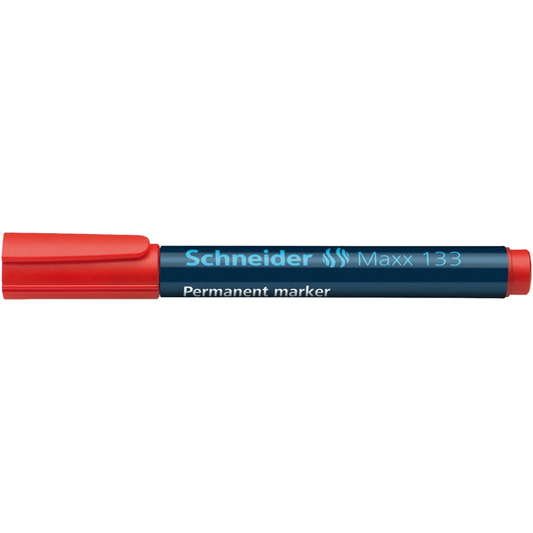 Alkoholos marker 1-4mm, vágott végű Schneider Maxx 133 piros kép