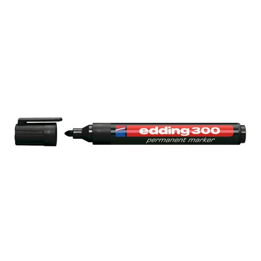 Alkoholos marker 1,5-3mm, kerek Edding 300 fekete kép