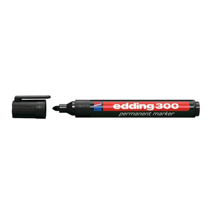 Alkoholos marker 1,5-3mm, kerek Edding 300 fekete kép
