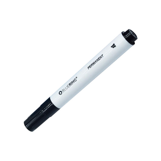 Alkoholos marker 1-4mm, vágott végű Bluering® fekete kép