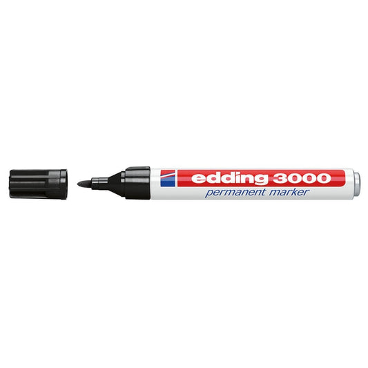 Alkoholos marker 1,5-3mm, kerek Edding 3000 fekete kép