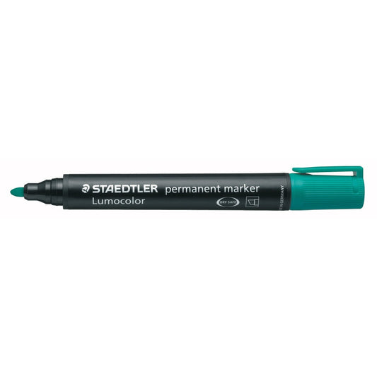 Alkoholos marker 2-5mm, vágott hegyű, Lumocolor 352 Staedtler zöld kép