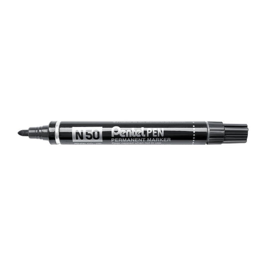 Alkoholos marker fém testű 4,3mm kerek hegyű N50-AE Pentel Extreme fekete kép
