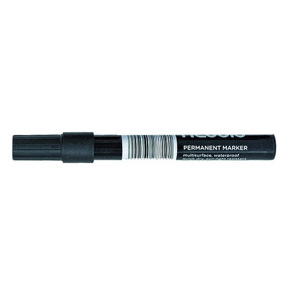 Alkoholos marker NEBULO 233-S kerek fekete