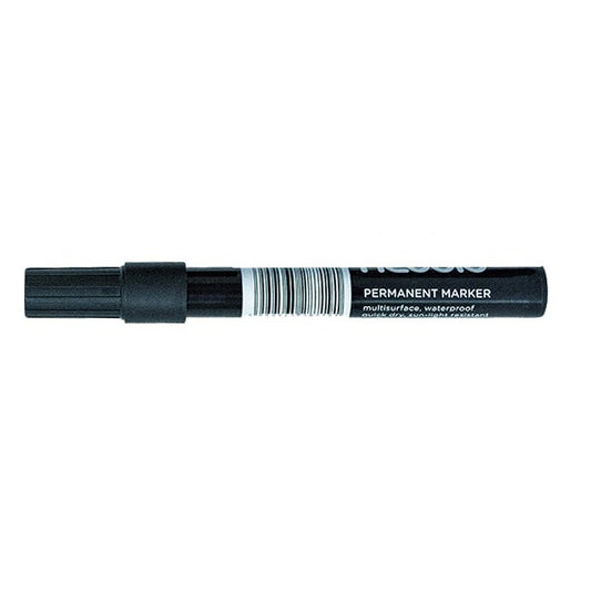 Alkoholos marker NEBULO 233-S kerek fekete