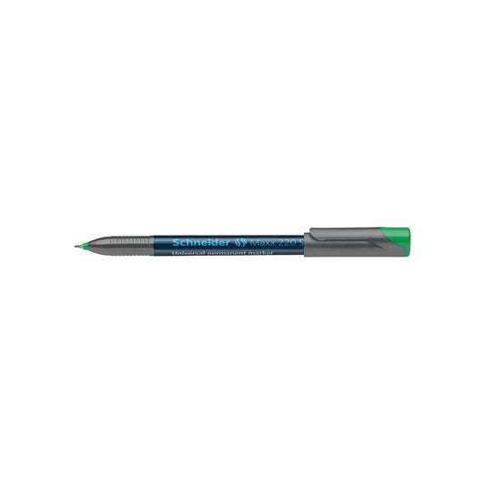 Alkoholos marker OHP 0,4mm tűhegyű Schneider Maxx 220 S zöld kép
