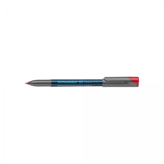 Alkoholos marker OHP 0,7mm tűhegyű Schneider Maxx 222 F piros kép