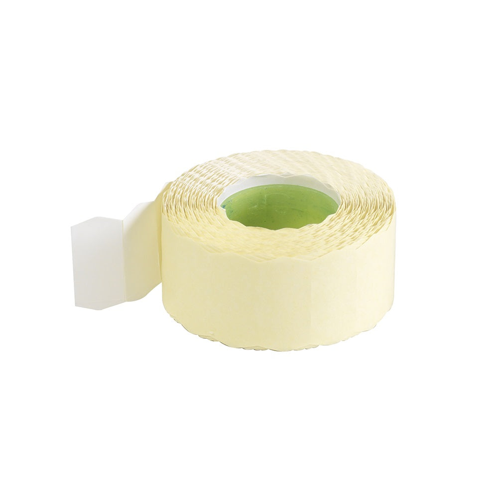 Árazószalag 25x12mm, stancolt 10 tekercs/csomag, Bluering®, fehér kép