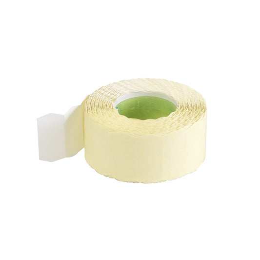 Árazószalag 25x12mm, stancolt 10 tekercs/csomag, Bluering®, fehér kép