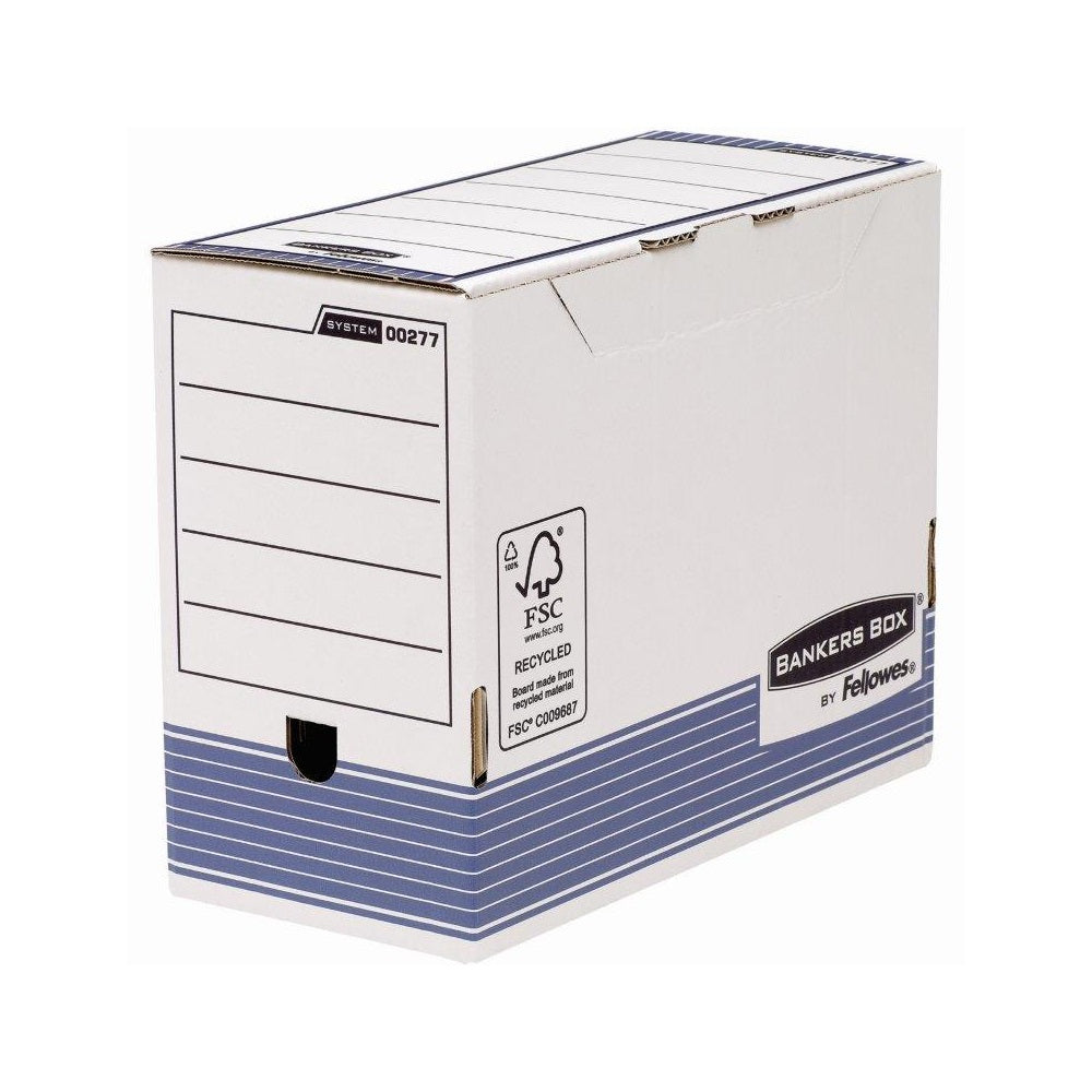 Archiváló doboz 150mm, Fellowes® Bankers Box System, 10 db/csomag, kék kép