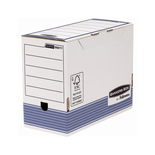 Archiváló doboz 150mm, Fellowes® Bankers Box System, 10 db/csomag, kék kép