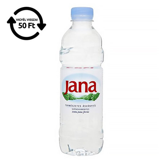 Ásványvíz szénsavmentes JANA 0,5L DRS