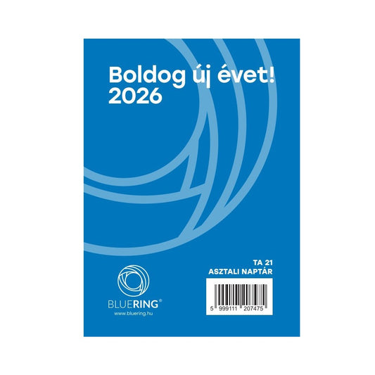 Asztali naptár TA-21 2026. Bluering® kép