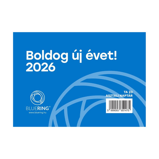 Asztali naptár TA-23 2026. Bluering® kép