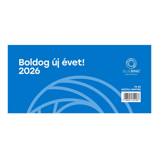Asztali naptár TA-24 2026. Bluering® kép