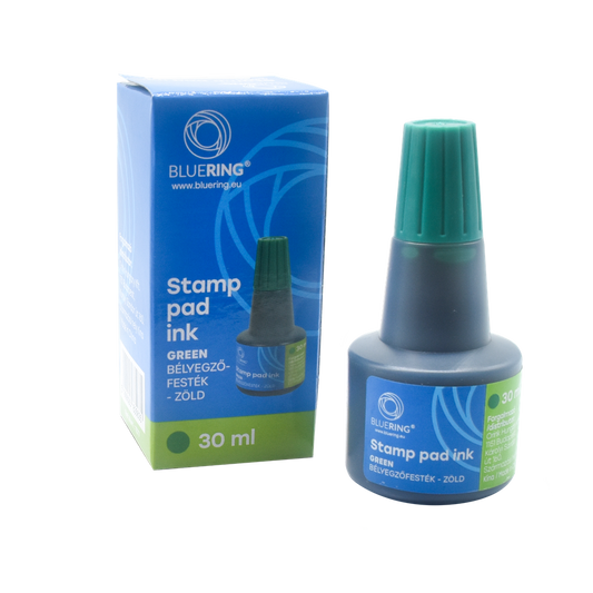 Bélyegzőfesték 30ml, Bluering® Flower zöld kép