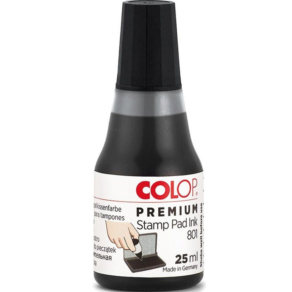 Bélyegzőfesték C 801/25 ml, Colop fekete kép