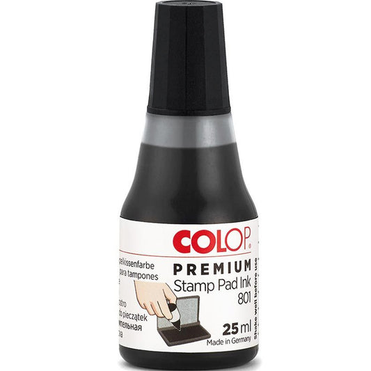 Bélyegzőfesték C 801/25 ml, Colop fekete kép
