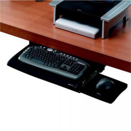 Billentyűzettartó fiók, kihúzható, Fellowes® Office Suites DeLux e kép