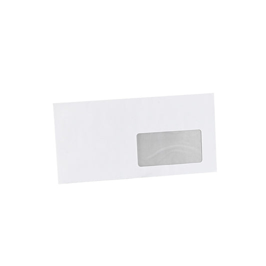 Boríték LA4 enyvezett bélésnyomott jobb ablakos 45x90mm 110 × 220mm J20A15 Bluering® fehér kép