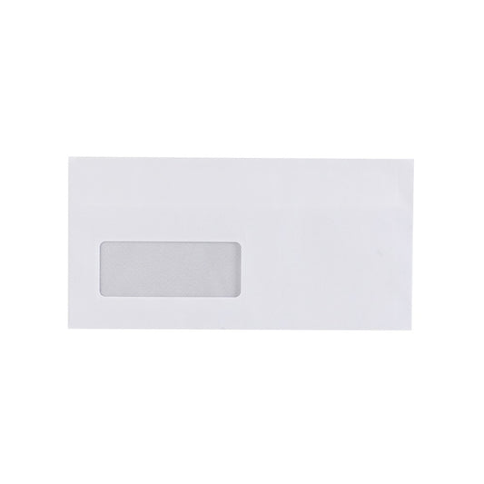 Boríték LA4 öntapadó bélésnyomott bal ablak 35x90mm 110x220mm B20A20 Bluering® fehér kép