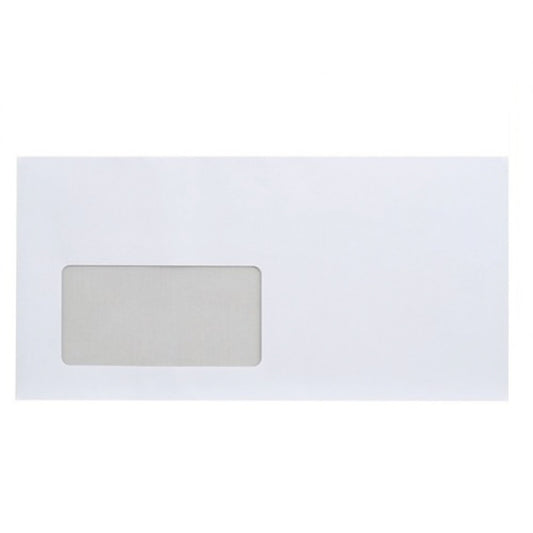 Boríték LA4 szilikonos bélésnyomott bal ablak 45x90mm 110×220mm B20A15 Bluering® fehér kép