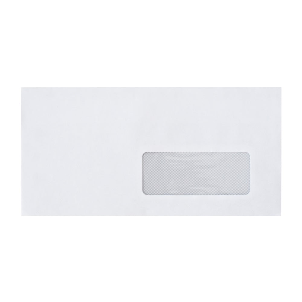 Boríték LA4 szilikonos bélésnyomott jobb ablakos 35x90mm 110x220mm J28A20 Bluering® fehér kép