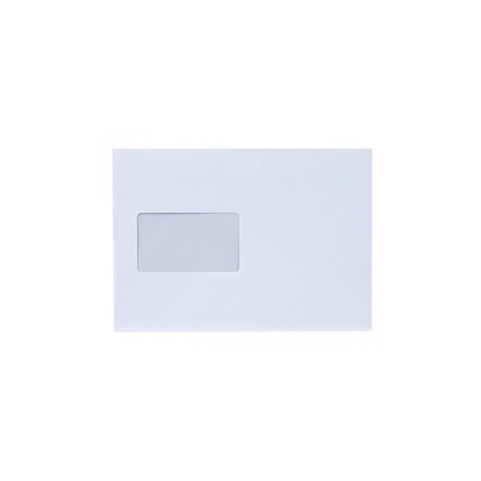 Boríték LC/5 szilikonos bélésnyomott bal ablak 45x90mm 162x229mm B20A60 Bluering® fehér kép