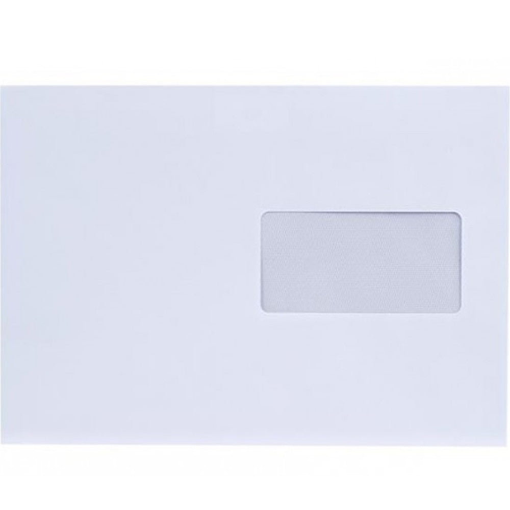 Boríték LC/5 szilikonos bélésnyomott bal ablakos 35x90mm 162x229mm B20A20 Bluering® fehér kép