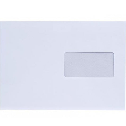 Boríték LC/5 szilikonos bélésnyomott bal ablakos 35x90mm 162x229mm B20A20 Bluering® fehér kép