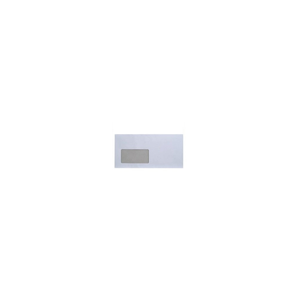Boríték LC6/5 enyvezett bélésnyomott bal ablakos 35x90mm 114x229mm B20A20 Bluering® fehér kép