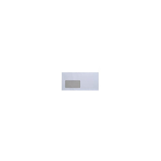 Boríték LC6/5 enyvezett bélésnyomott bal ablakos 35x90mm 114x229mm B20A20 Bluering® fehér kép