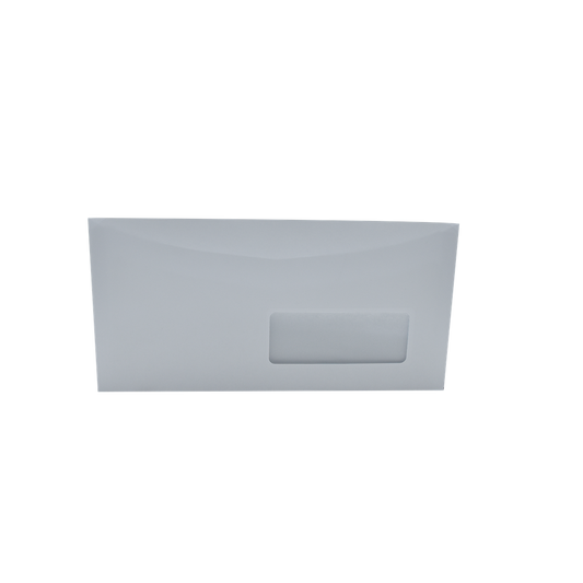 Boríték LC6/5 enyvezett bélésnyomott jobb ablakos 35x90mm, gépi töltéshez, külső füles 114x229mm, J28A20 Bluering® kép