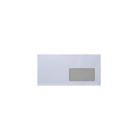 Boríték LC6/5 enyvezett bélésnyomott jobb ablakos 45x90mm 114x229mm J20A15 Bluering® fehér kép