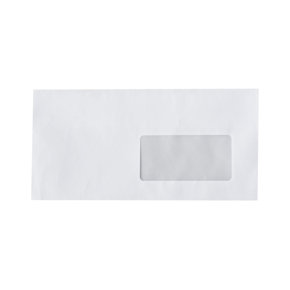 Boríték LC6/5 szilikonos bélésnyomott jobb ablakos 45x90mm 114x229mm J28A20 Bluering® fehér kép
