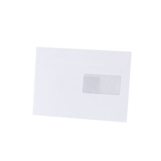 Boríték LC/5 szilikonos bélésnyomott jobb ablakos 45x90mm 162x229mm J20A60 Bluering® fehér kép
