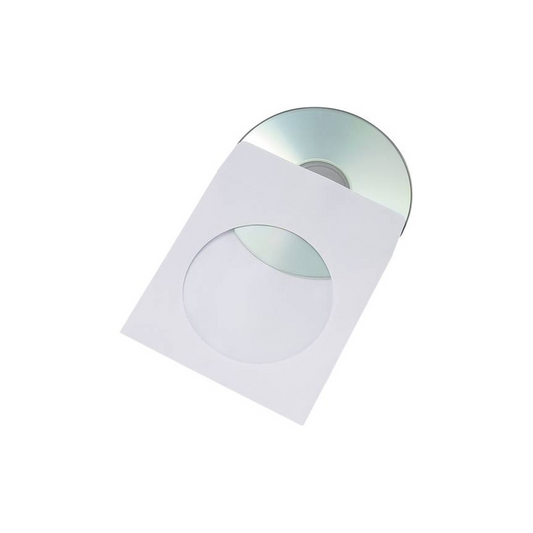 Boríték TCD öntapadó körablakos cd papírtok 125x125mm 1000 db Bluering® fehér kép