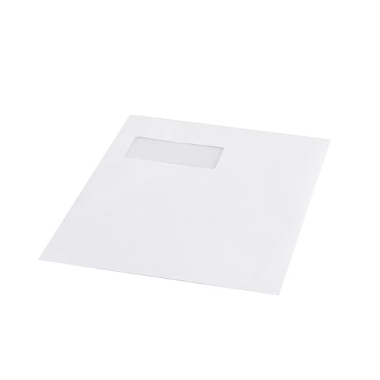 Boríték TC/4 szilikonos bélésnyomott bal ablak 55x90 ablak oldalról 20mm felülről 57mm Bluering® fehér kép