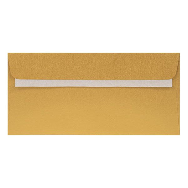 Boríték színes KASKAD LA/4 szilikonos 110x220mm 120 g arany 25 darabos
