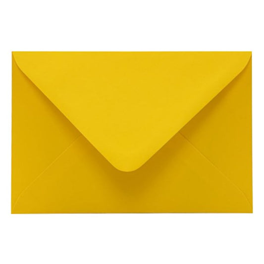 Boríték színes KASKAD LC/6 enyvezett 114x162mm 56 repce sárga 50 darabos