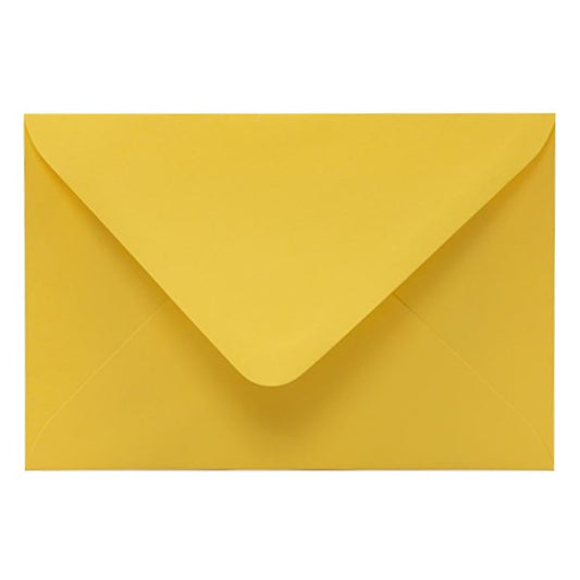 Boríték színes KASKAD LC/6 enyvezett 114x162mm 57 citromsárga 50 darabos