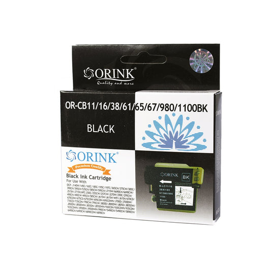 Brother CB11/LC980/LC985/LC1100XL tintapatron black ORINK kép