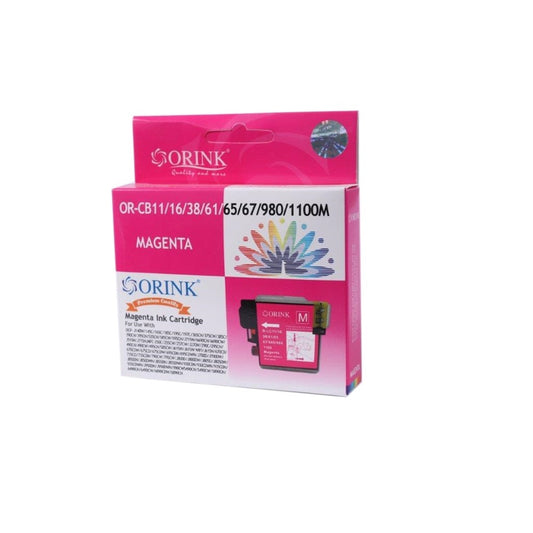 Brother CB11/LC980/LC985/LC1100XL tintapatron magenta ORINK kép