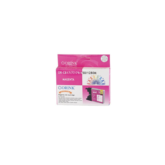 Brother CB17/77/450/1280XL tintapatron magenta ORINK kép