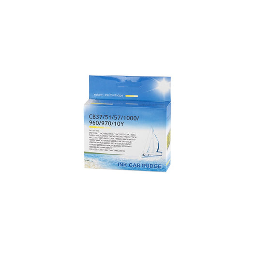 Brother CB37/LC960/LC970/LC1000 tintapatron yellow ECO kép